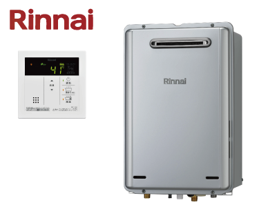 Rinnai エコジョーズ 「RUX-E2016W(A)+MC-145V(A)(台所)」(20号・給湯専用)の商品画像