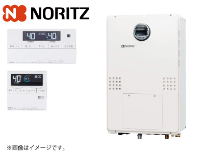 NORITZ ガス暖房付き給湯器・リモコンセット（24号・オート）GTH-2454SAW3H-BL+RC-J112Eマルチセット【夏のリフォームフェア 対象商品】の商品画像