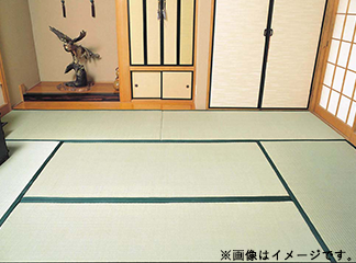【熊本産い草】畳表替え6帖セット「竹」江戸間サイズ(1帖：89cm以下×178cm以下)【春のリフォーム相談会 対象商品】の商品画像
